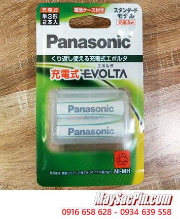 Panasonic BK-3MLE/2BC; Pin sạc Panasonic Evolta BK-3MLE/2BC AA1950mAh 1.2v Nội địa Nhật (Vỉ 2viên)